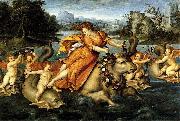 Jean Cousin THe Elder The Rape of Europa oil painting
